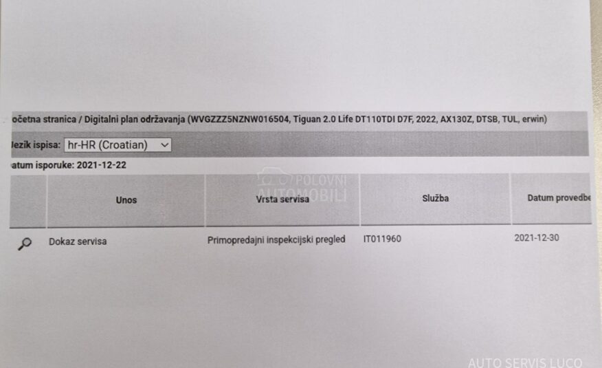 Volkswagen Tiguan 2.0 TDI DSG