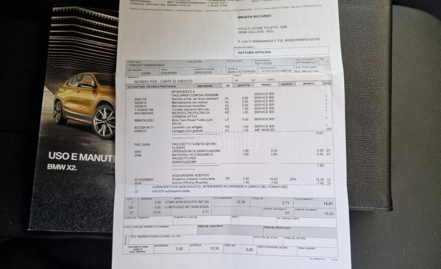 BMW X2 2.0 XDRIVE18D