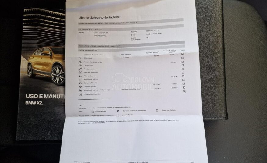 BMW X2 2.0 XDRIVE18D
