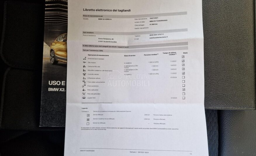 BMW X2 2.0 XDRIVE18D
