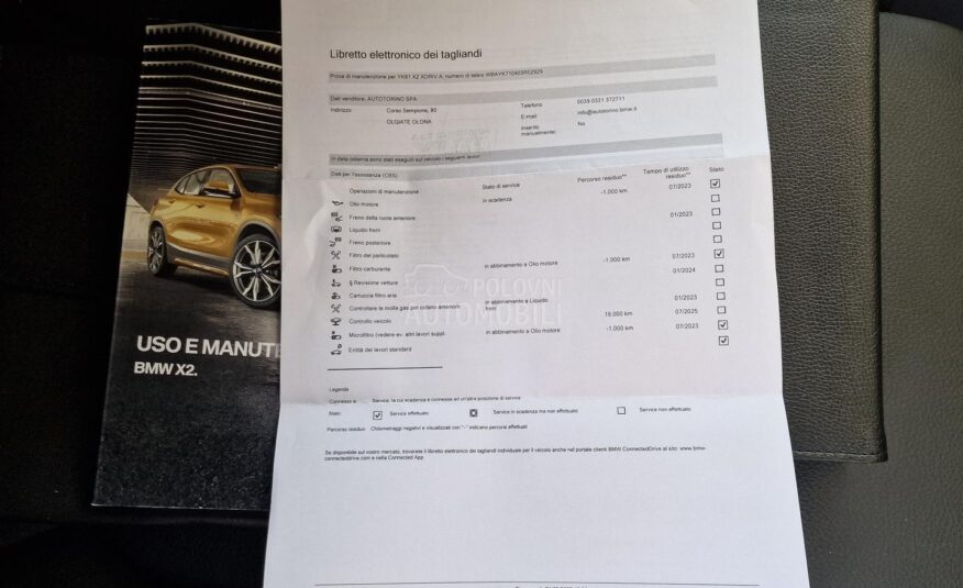BMW X2 2.0 XDRIVE18D