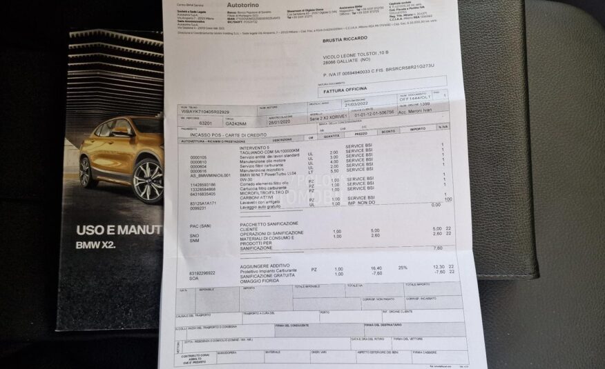 BMW X2 2.0 XDRIVE18D