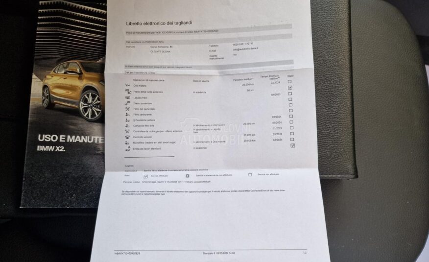 BMW X2 2.0 XDRIVE18D