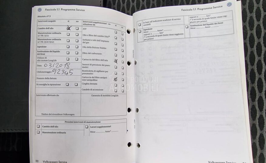 Volkswagen Golf 6 1.6 g as a test