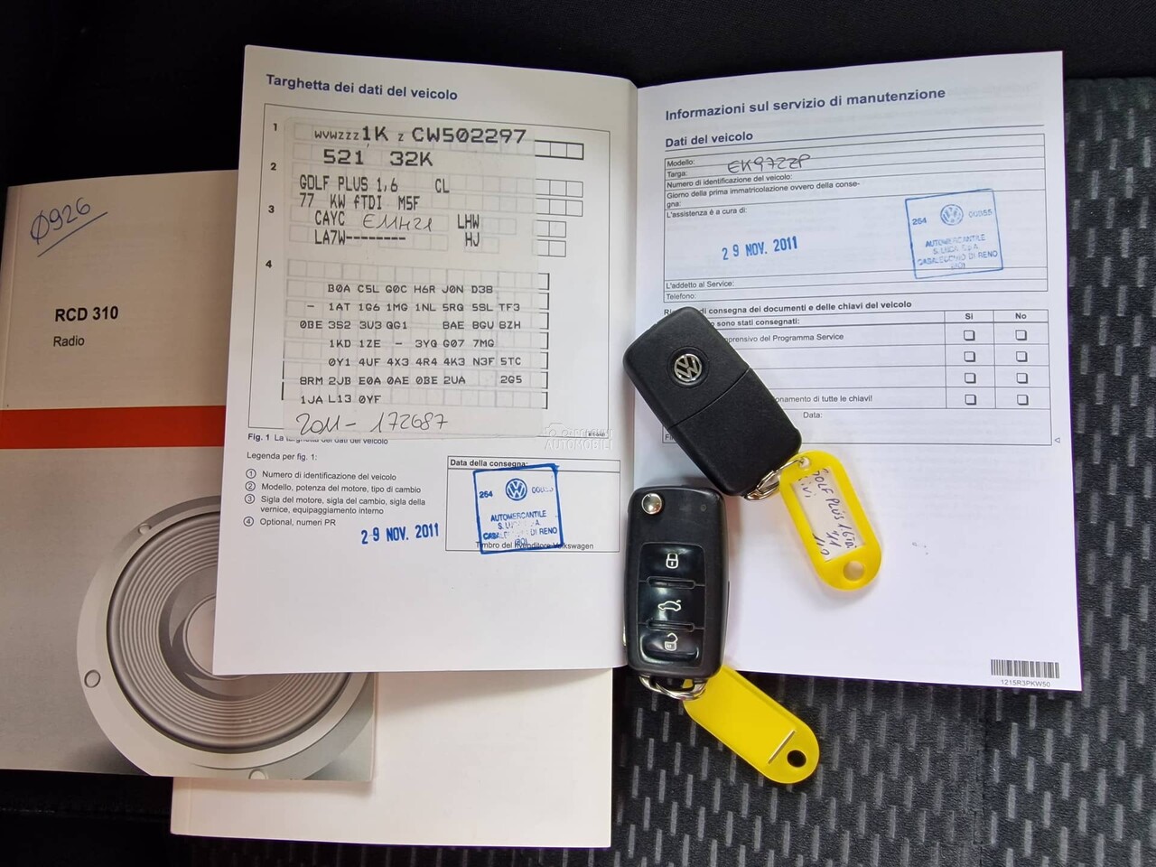 Volkswagen Golf Plus 1.6 TDI s ervisiran