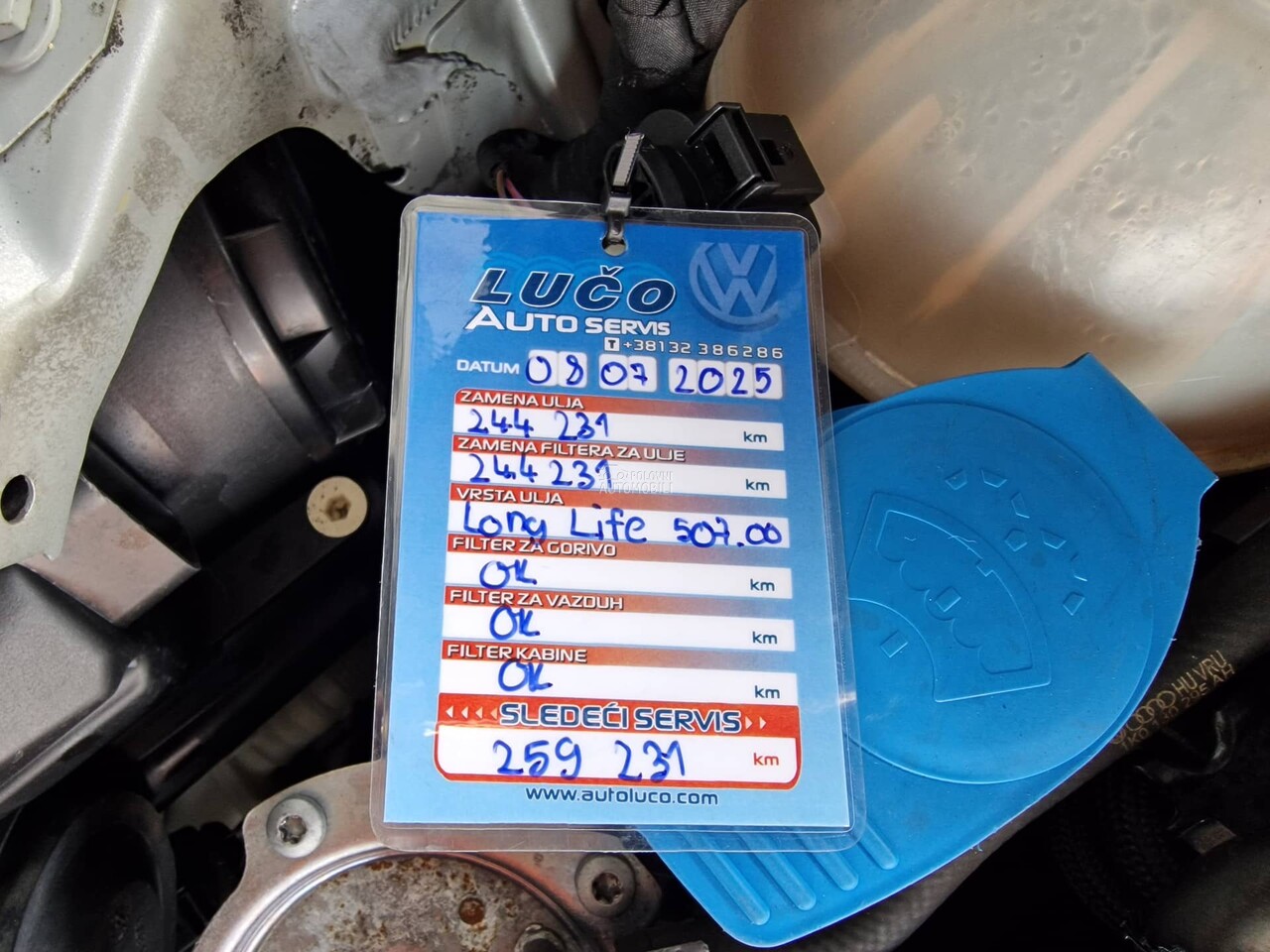 Volkswagen Golf Plus 1.6 TDI s ervisiran