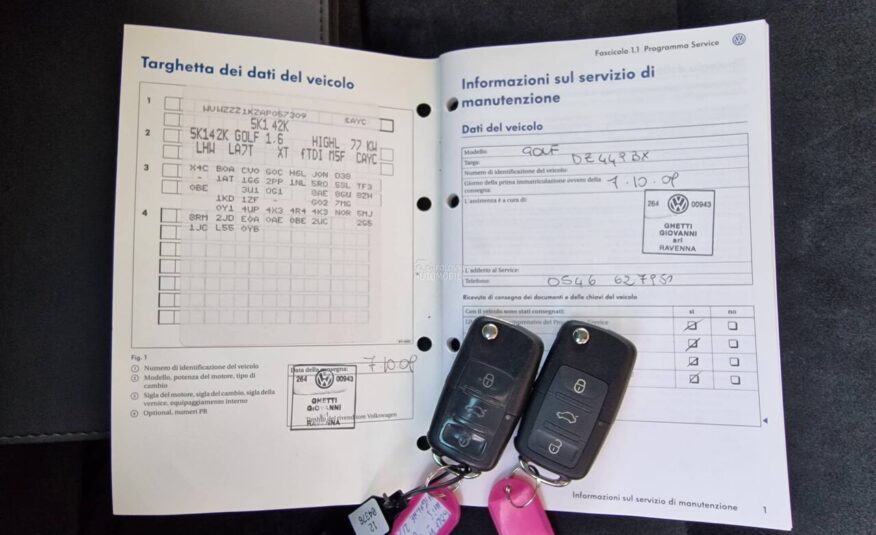 Volkswagen Golf 6 1.6 TDI HIGHLINE