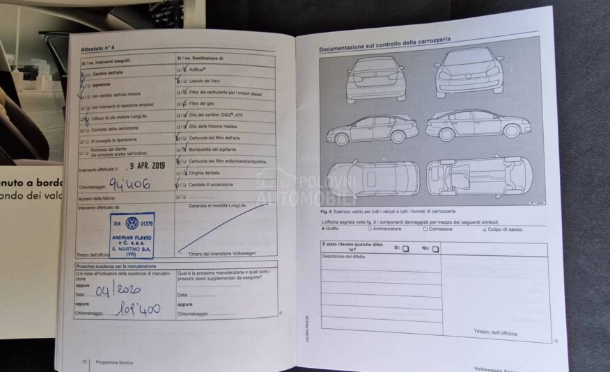 Volkswagen Touran 1.4 TSI DSG metan