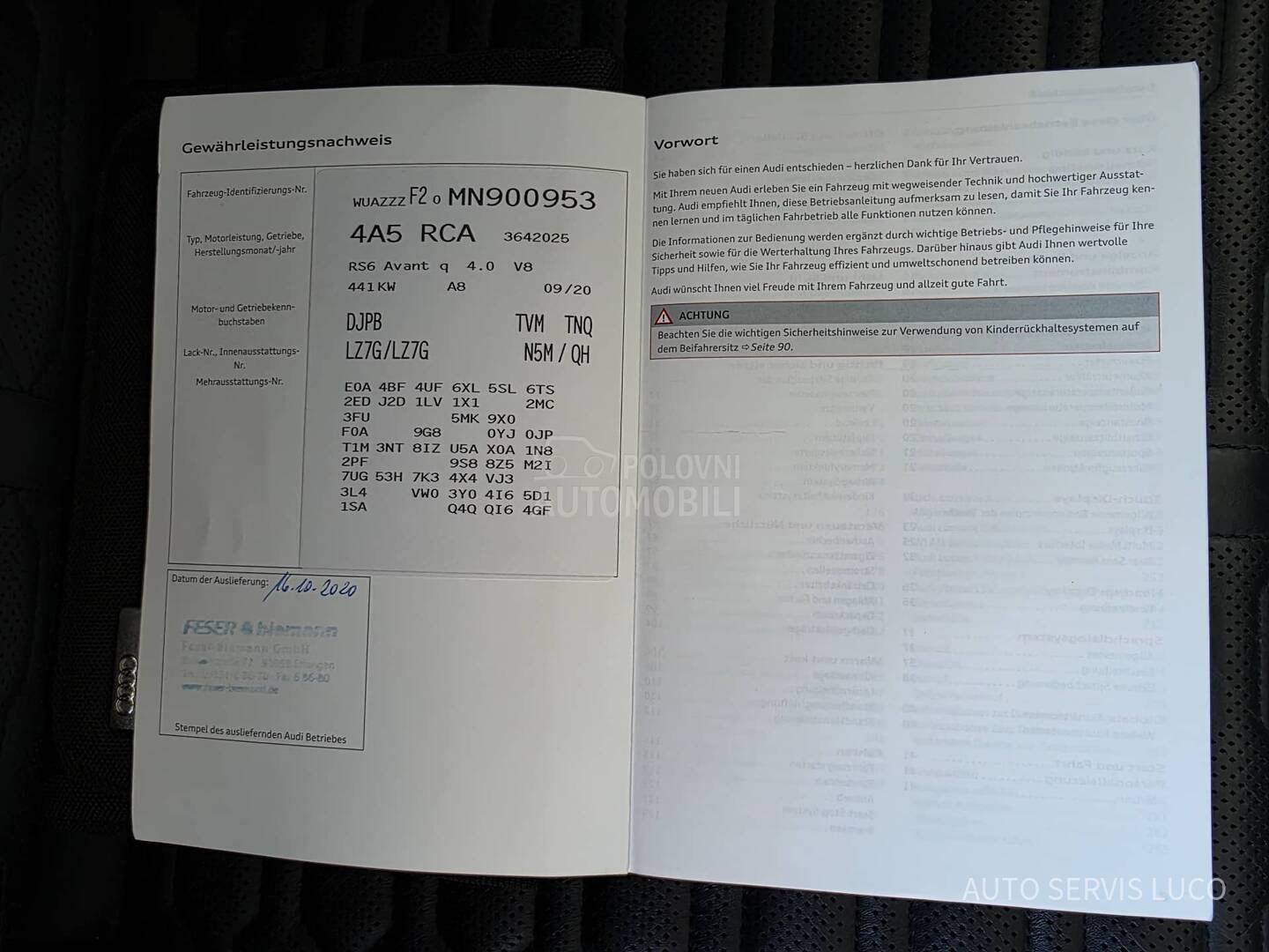 Audi RS6 4.0TFSI/CARBON/PANO