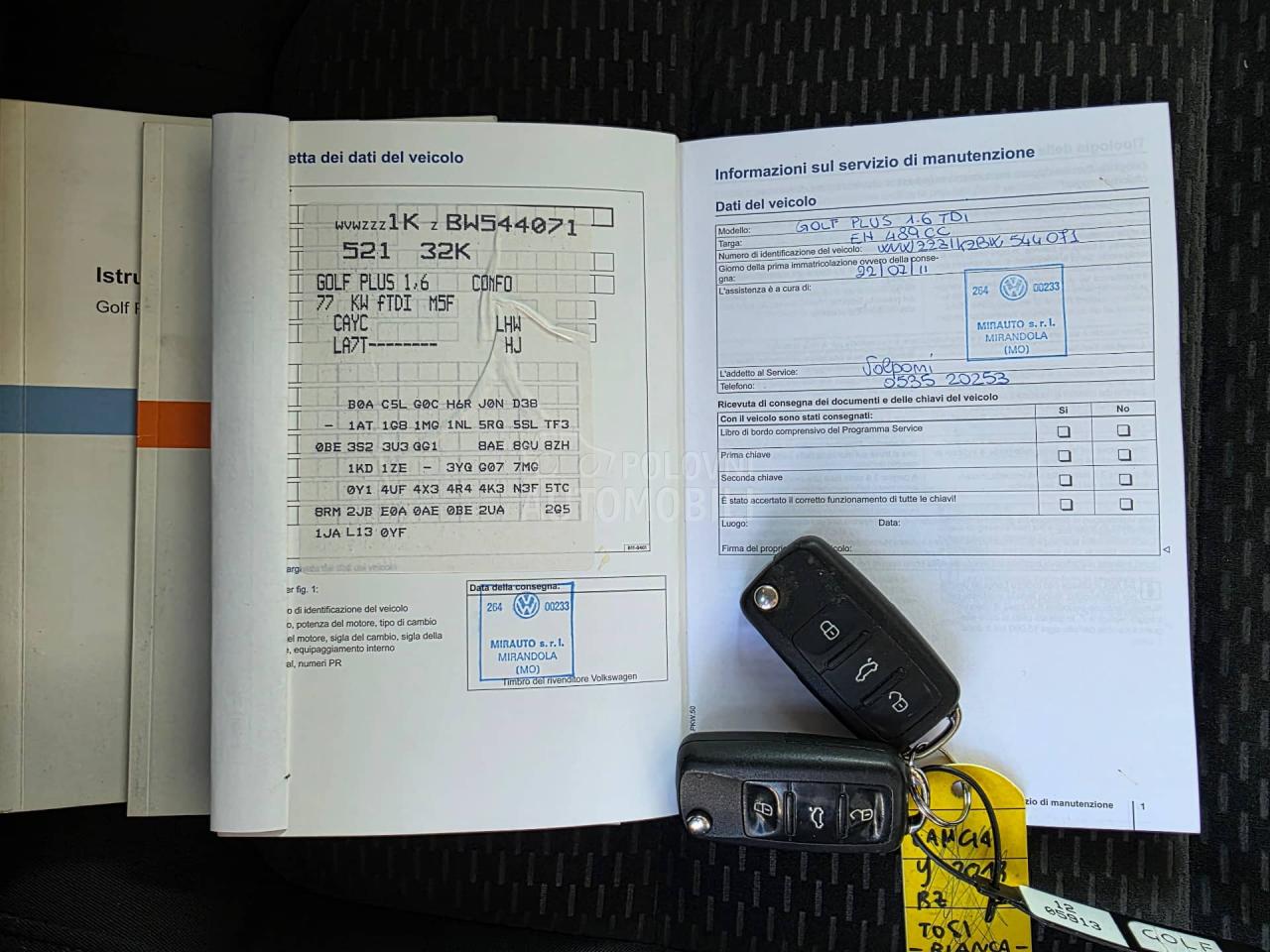 Volkswagen Golf Plus 1.6 TDI  105 k s