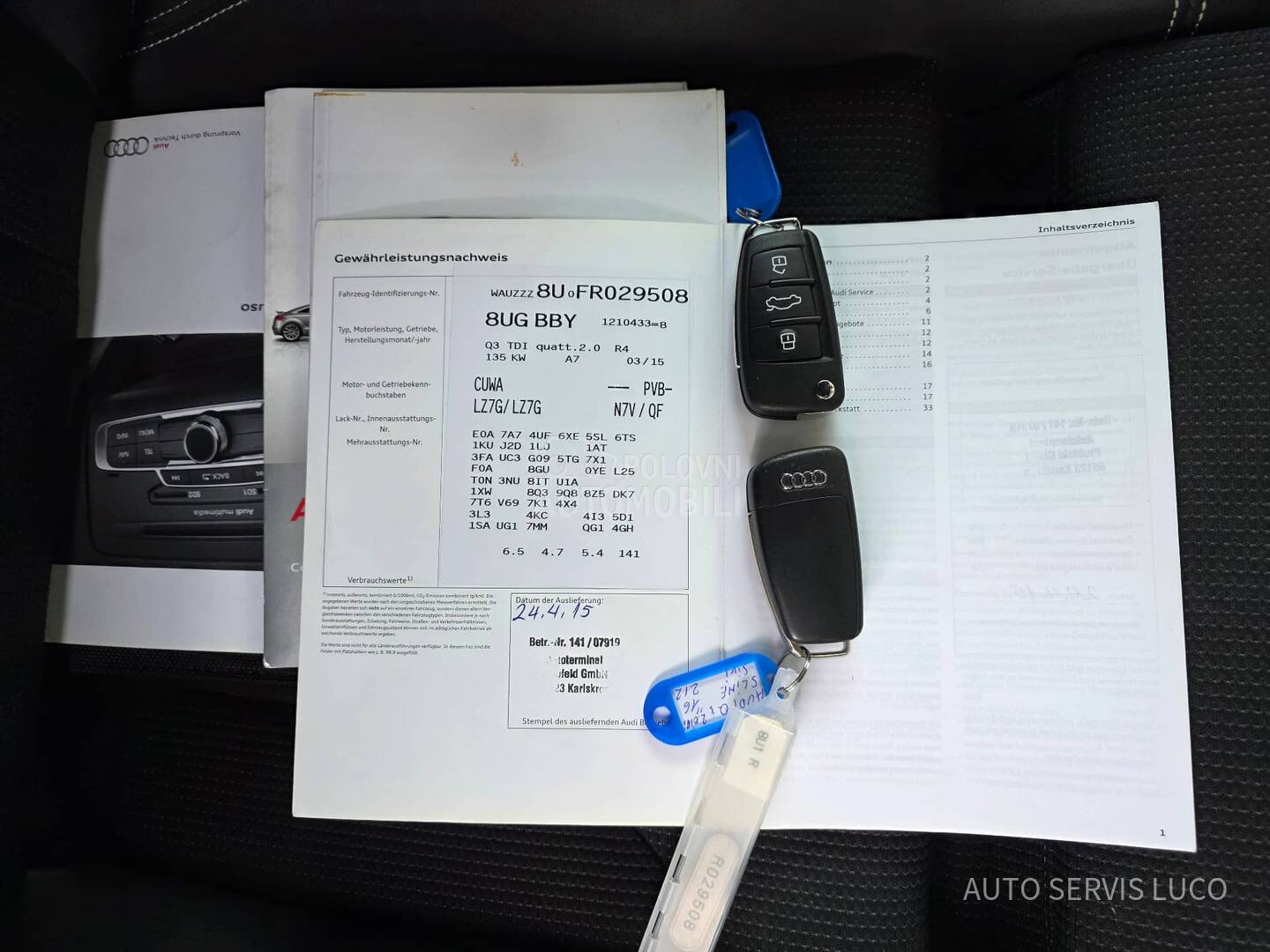 Audi Q3 2.0TDI S LINE/QUATRO