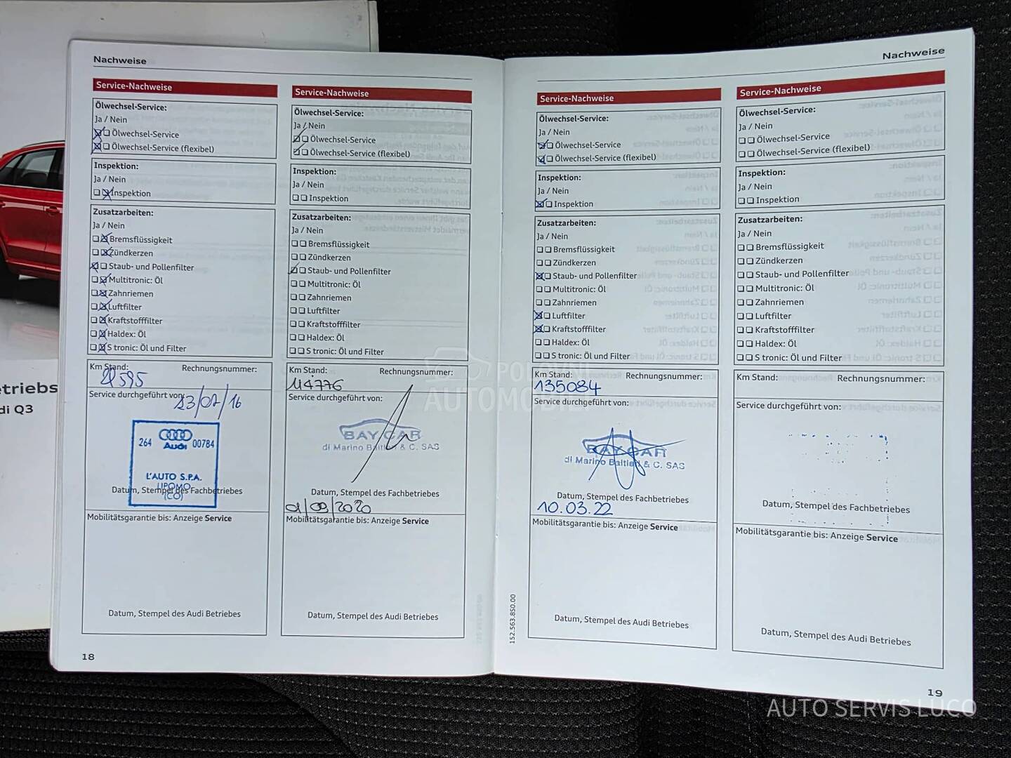 Audi Q3 2.0TDI S LINE/QUATRO