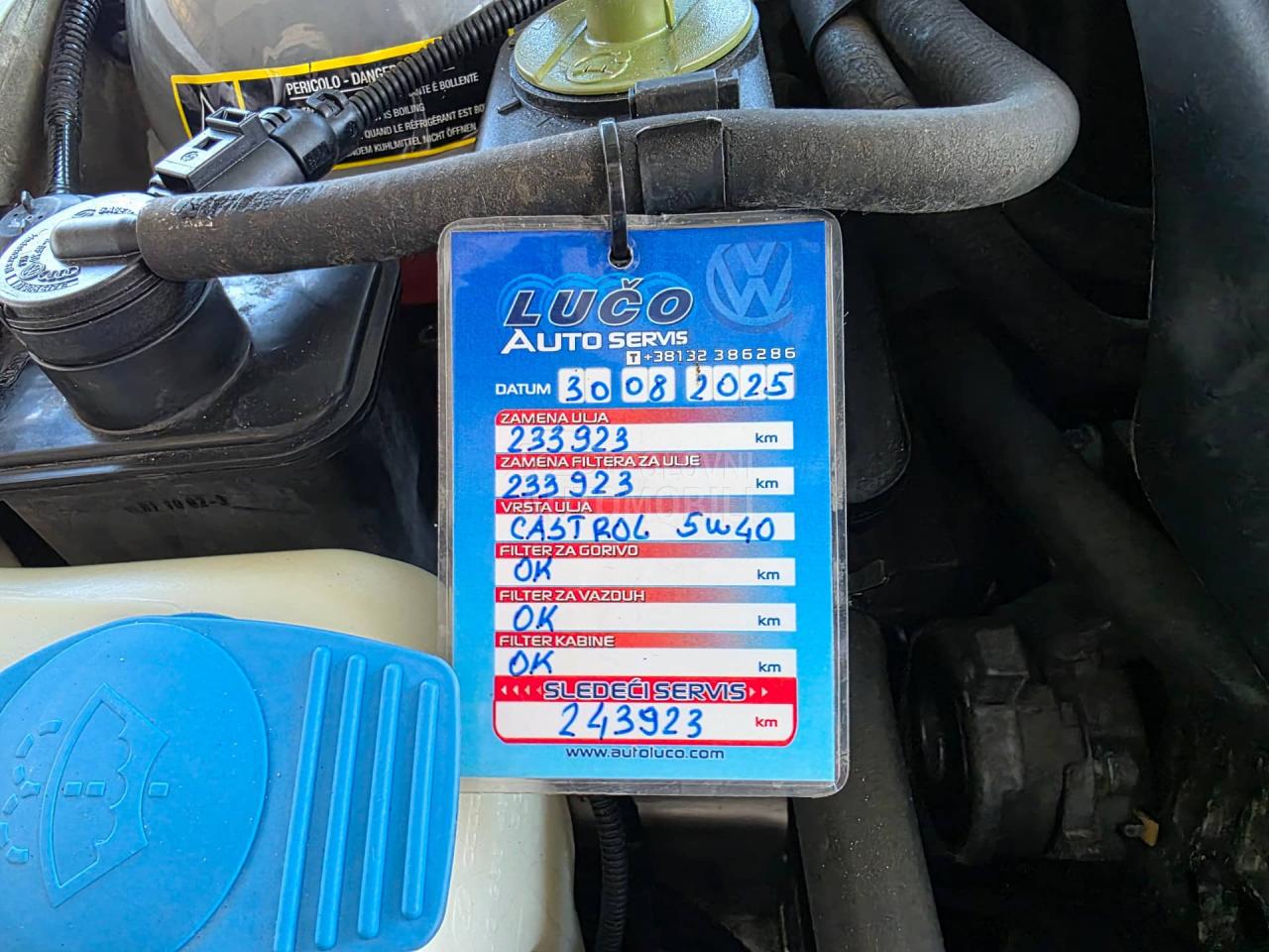 Škoda Octavia 1.6 b 75 k w servisi