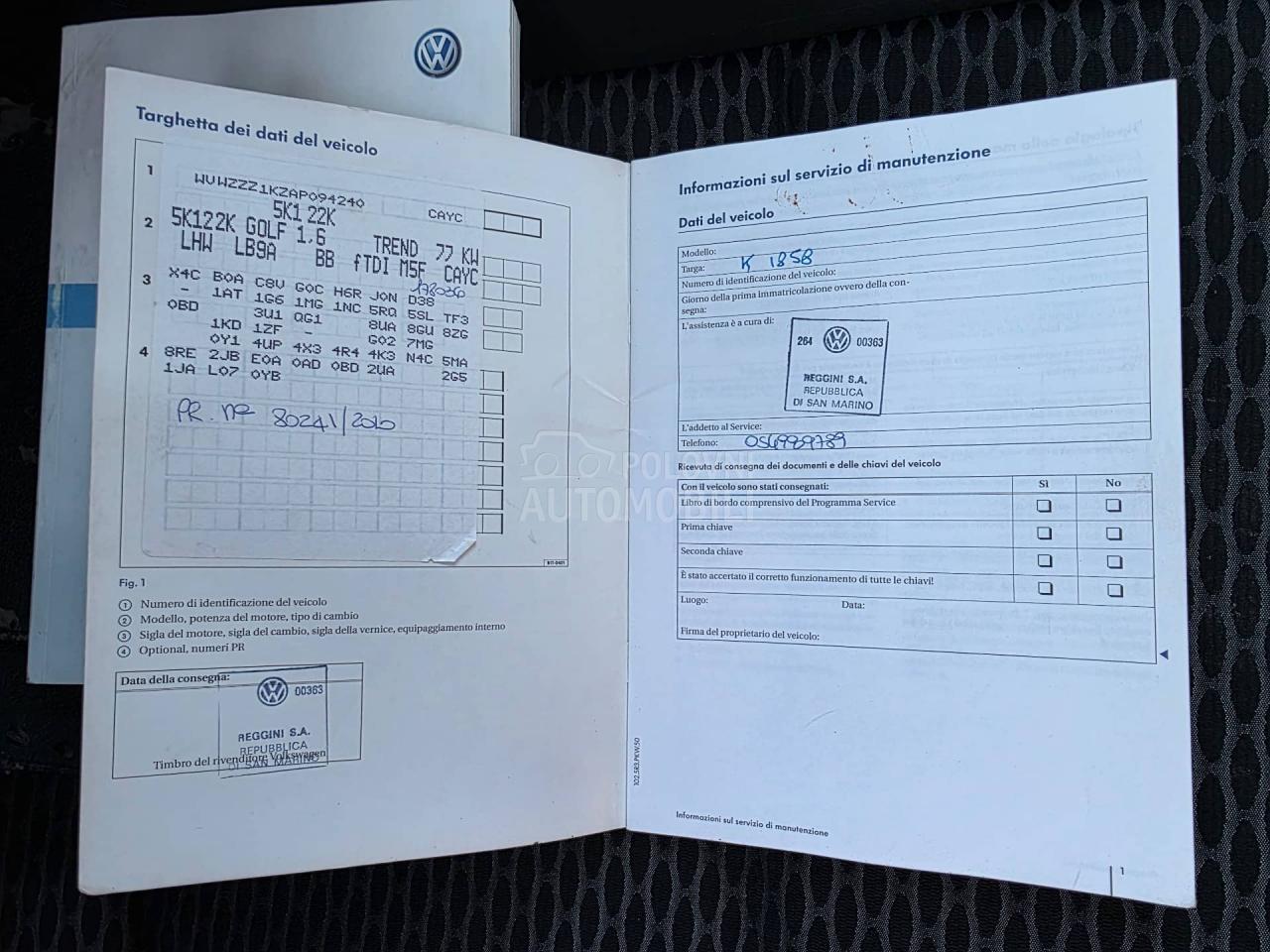 Volkswagen Golf 6 1.6TDI/V.SERVI/DOBAR